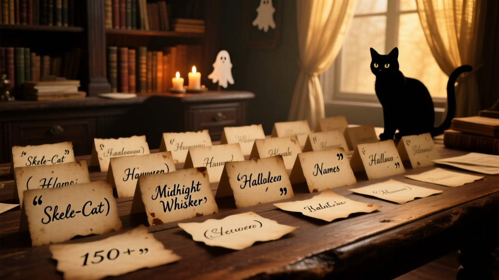 150+ Halloween cat names for creepy kitties