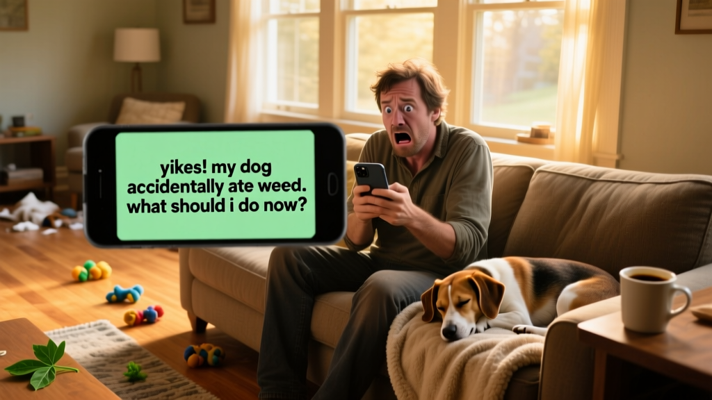 Yikes! My Dog Accidentally Ate Weed. What Should I Do Now?