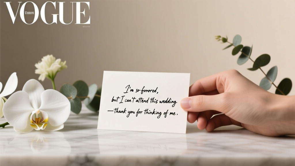 Wedding Invitation Decline Scripts (2026)