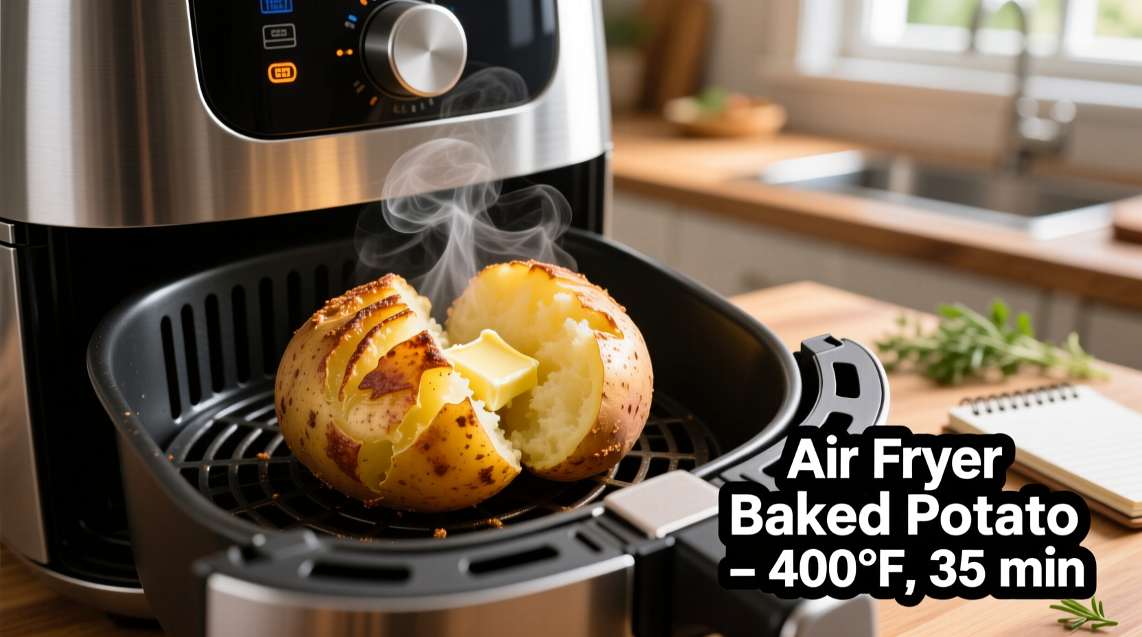 Perfect Air Fryer Baked Potato Recipe in 35 Minutes
