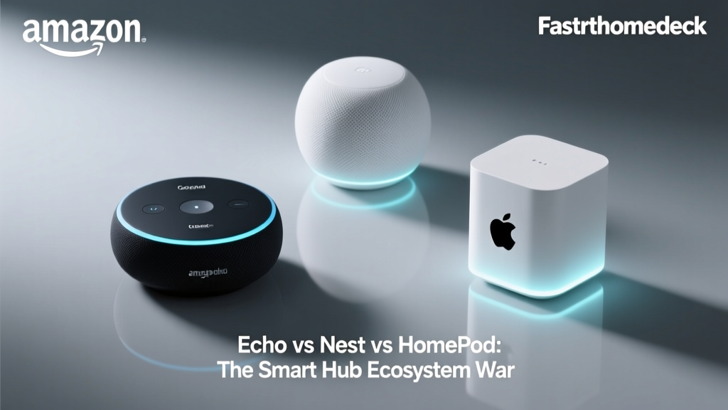 Echo vs Nest vs HomePod: The Smart Hub Ecosystem War