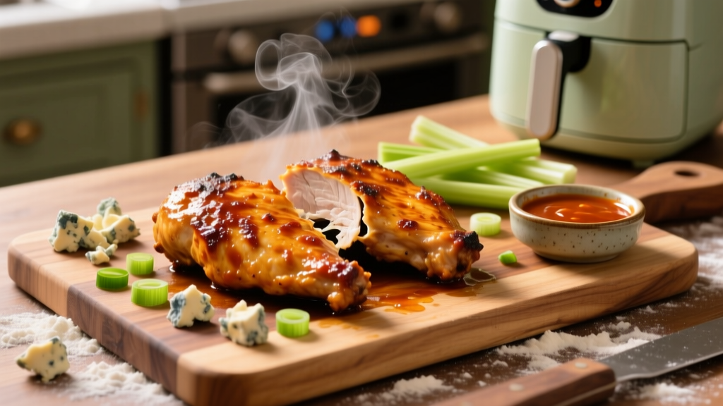 Air Fryer Buffalo Chicken Breasts (Crispy & Juicy!)