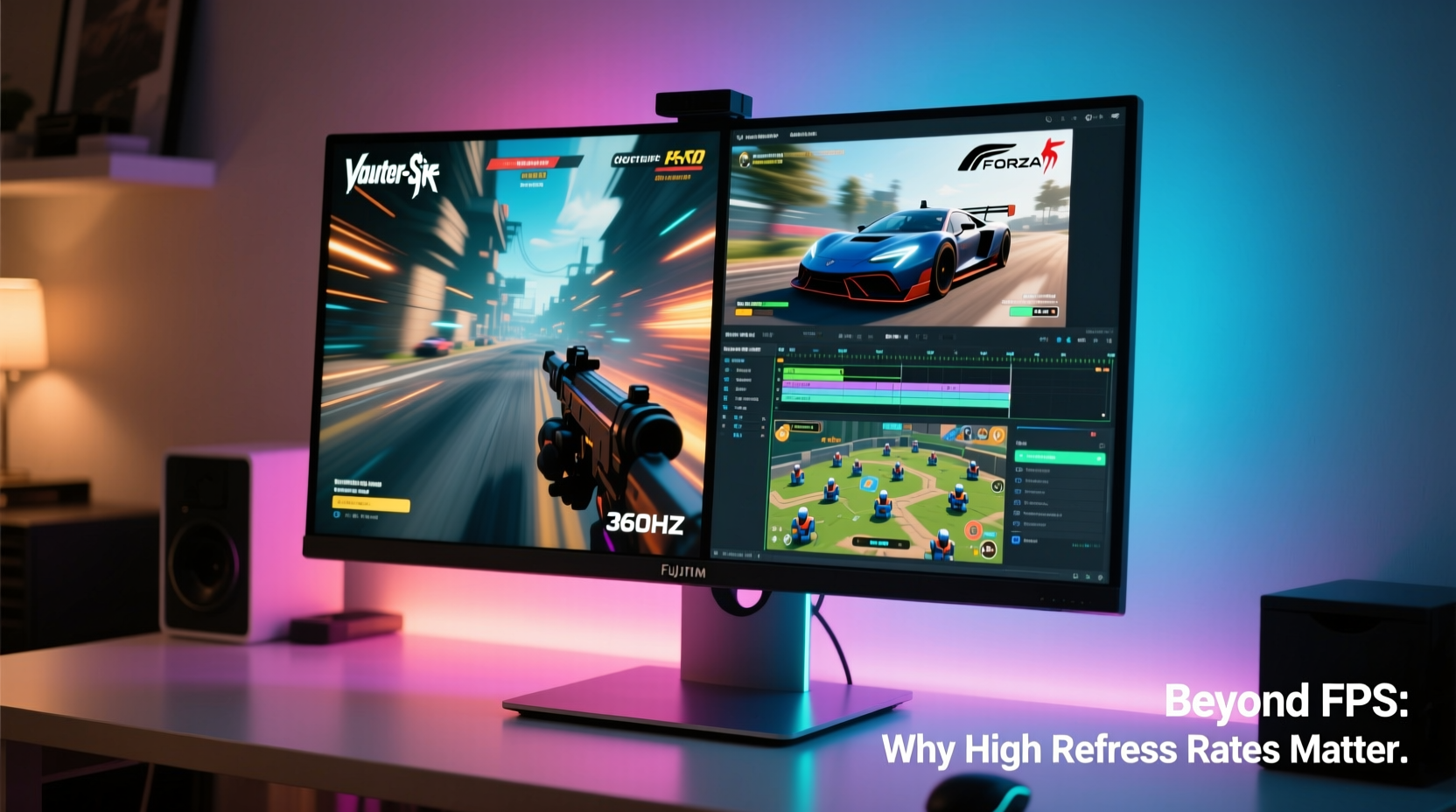 gaming monitors with high refresh rates are they useful beyond fps games