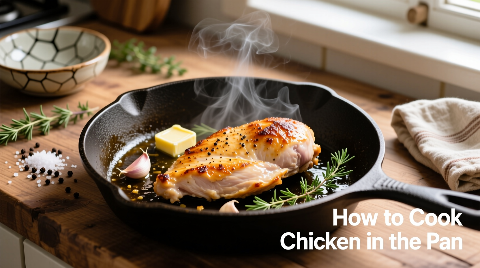 how to cook chicken in the pan