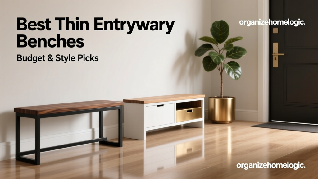 Best Thin Entryway Benches: Budget & Style Picks