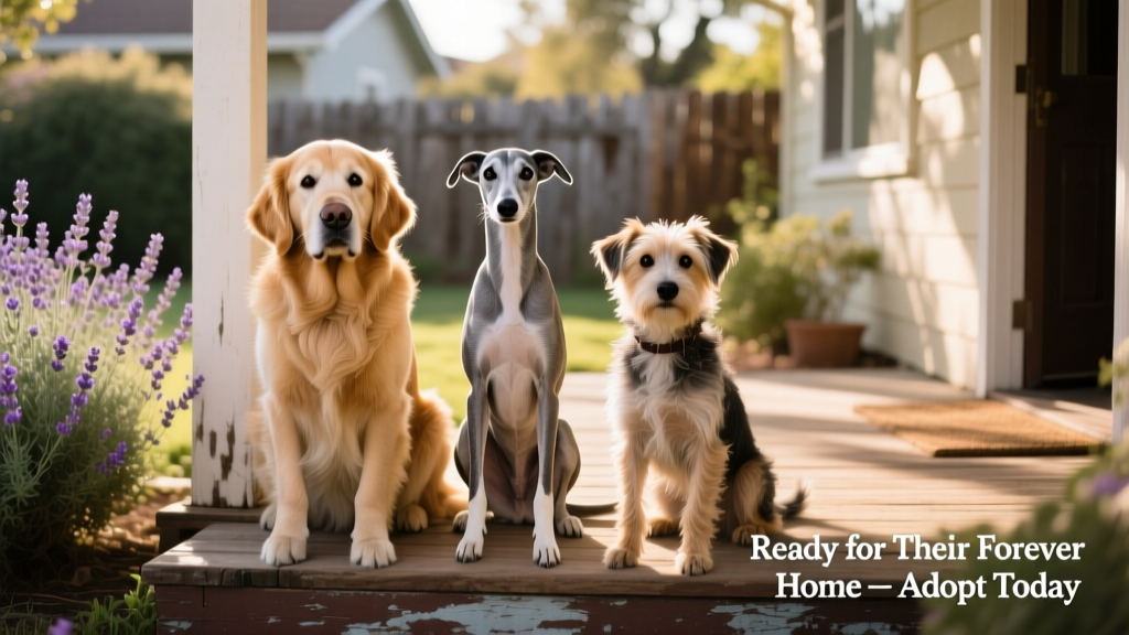 Meet 3 Sweet Senior Dogs Ready for Adoption in California