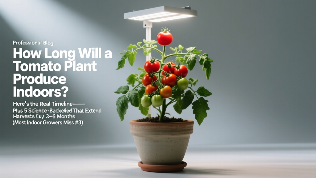 Tomato Plant Indoor Harvest Timeline (2026) | 5 Fixes