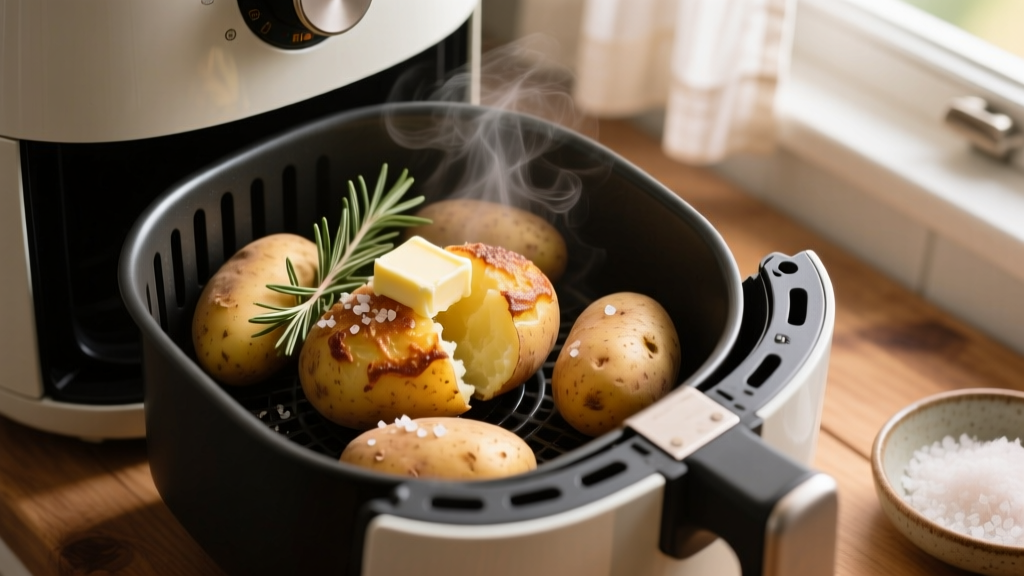 Best Air Fryer Baked Potato Recipe (Crispy & Fluffy!)