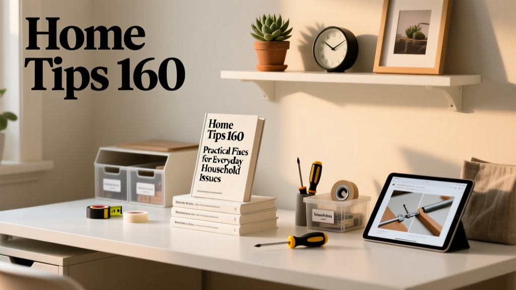 Home Tips 160: Practical Fixes for Everyday Household Issues