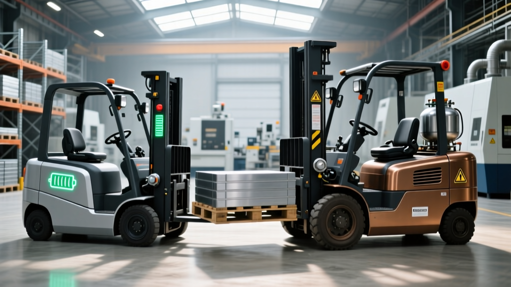 Battery vs Propane Material Handling Equipment Machine Safety