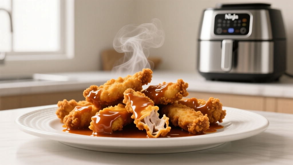 Crispy Buffalo Chicken Tenders in Ninja Foodi (Easy!) 