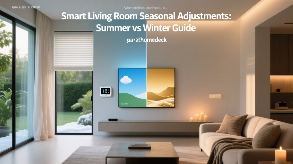 Smart Living Room Seasonal Adjustments: Summer vs Winter Guide