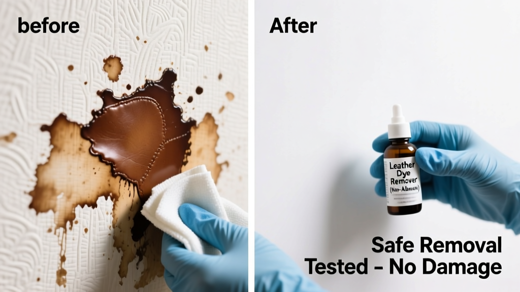 How to Remove Leather Dye from Wallpaper Safely