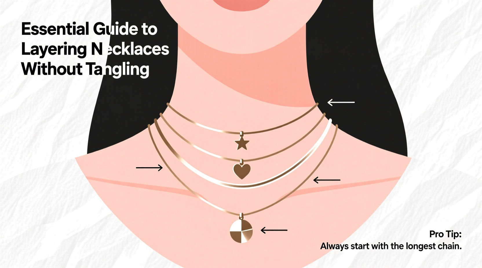 essential guide to layering necklaces without them getting tangled
