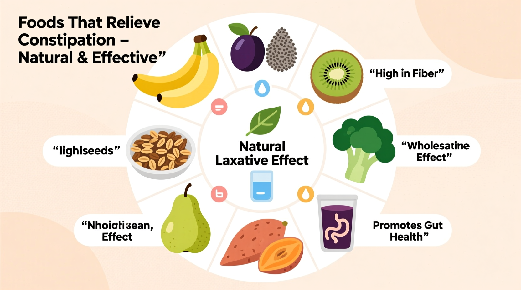 what foods relieve constipation