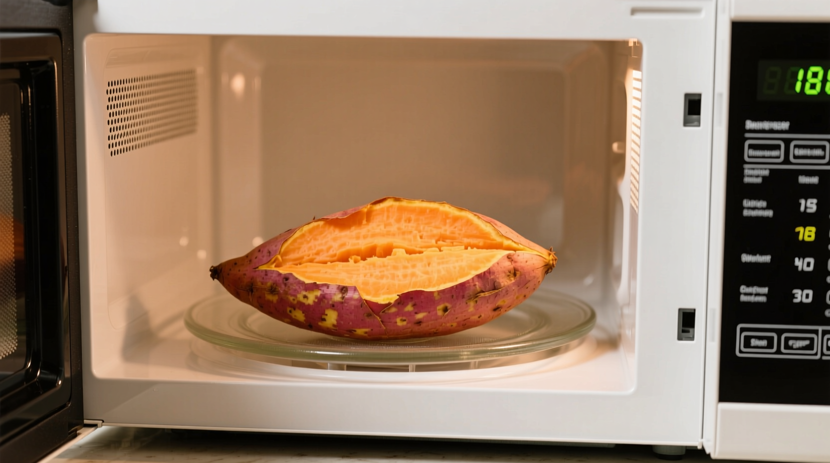 how long do you cook sweet potatoes in the microwave