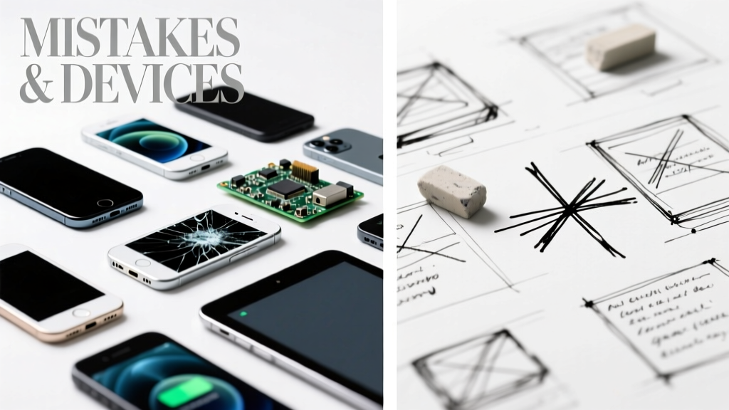 Mistakes and Devices Compared