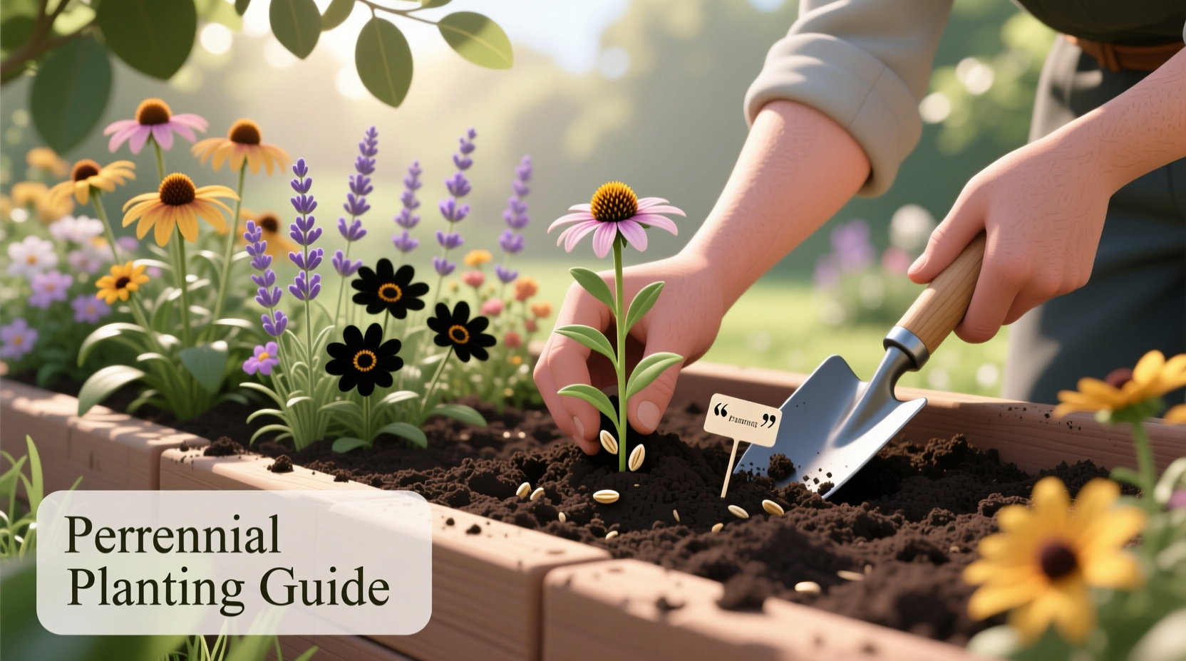 how to plant perennial flowers