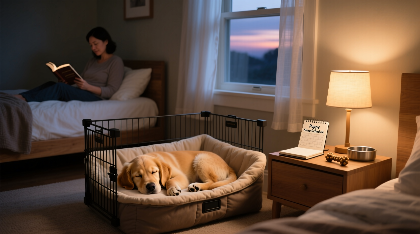 essential tips for training a puppy to sleep through the night in a crate