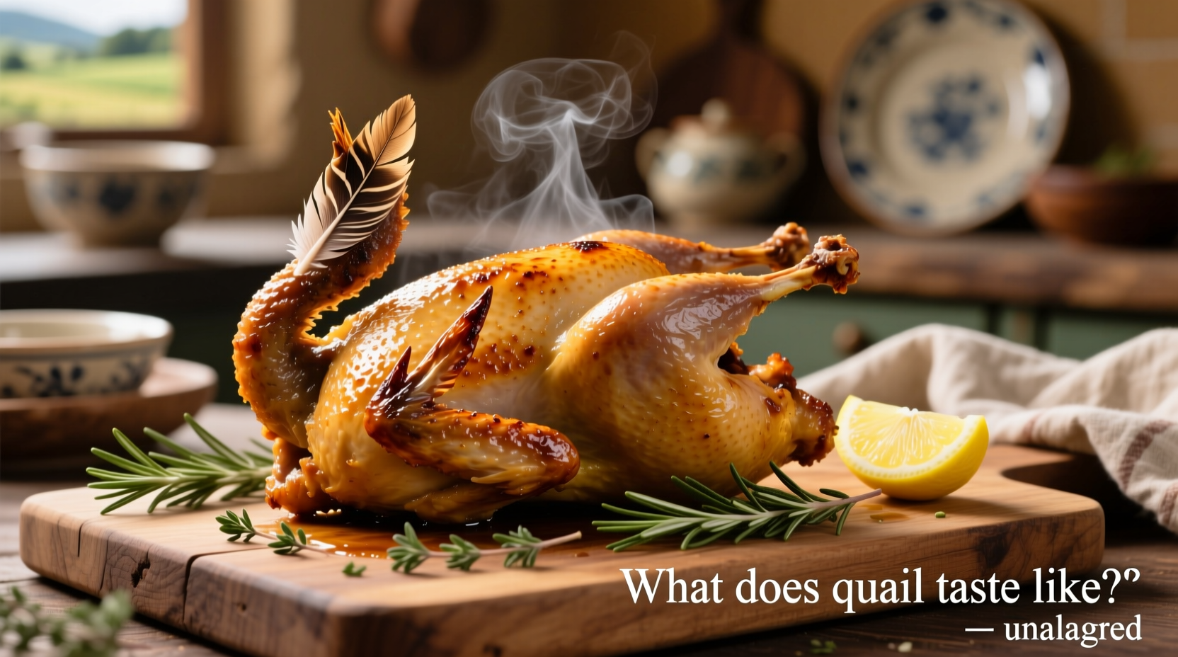 what does quail taste like