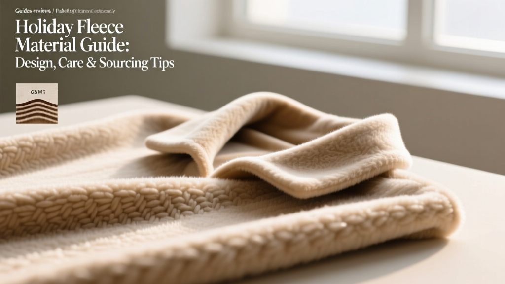 Holiday Fleece Material Guide: Design, Care & Sourcing Tips