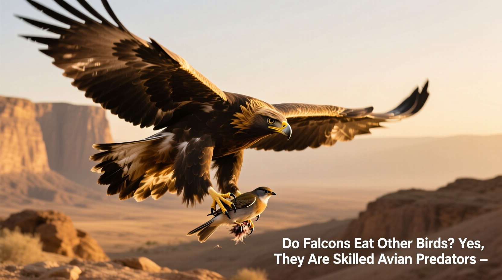 do falcons eat other birds