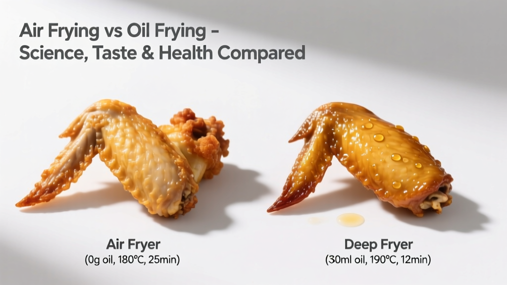 Air Frying vs Oil Frying: Science, Taste & Health Compared