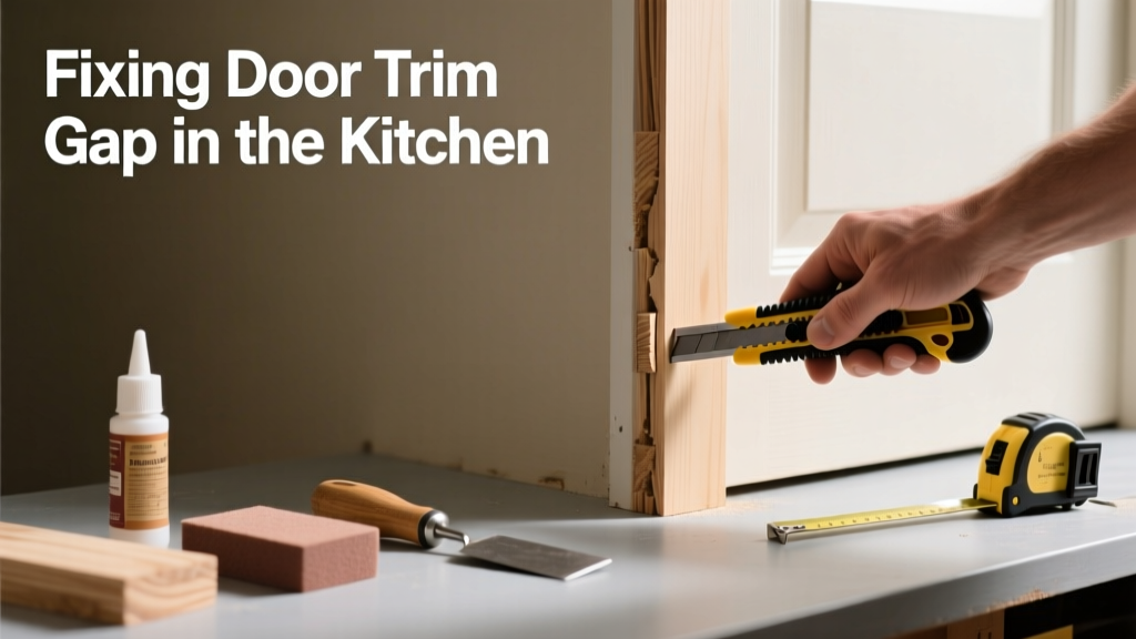 Fixing Door Trim Gap in the Kitchen: Quick Repair Guide