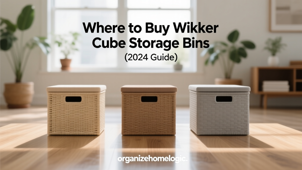 Where to Buy Wicker Cube Storage Bins (2024 Guide)