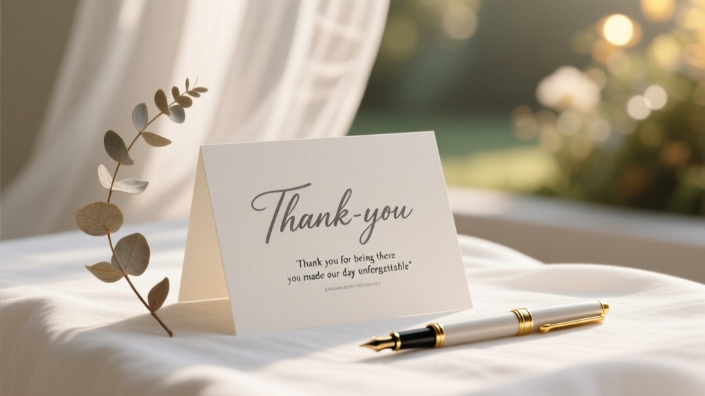 What to Write on Wedding Thank You Cards (2026)