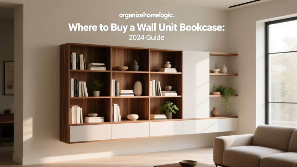 Where to Buy a Wall Unit Bookcase: 2024 Guide