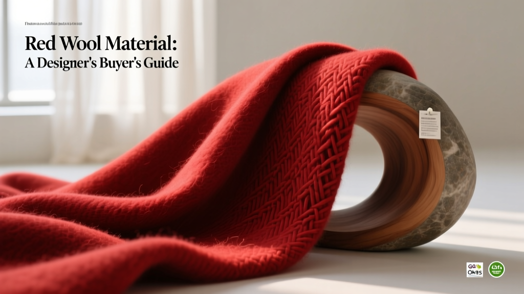 Red Wool Material: A Designer's Buyer's Guide