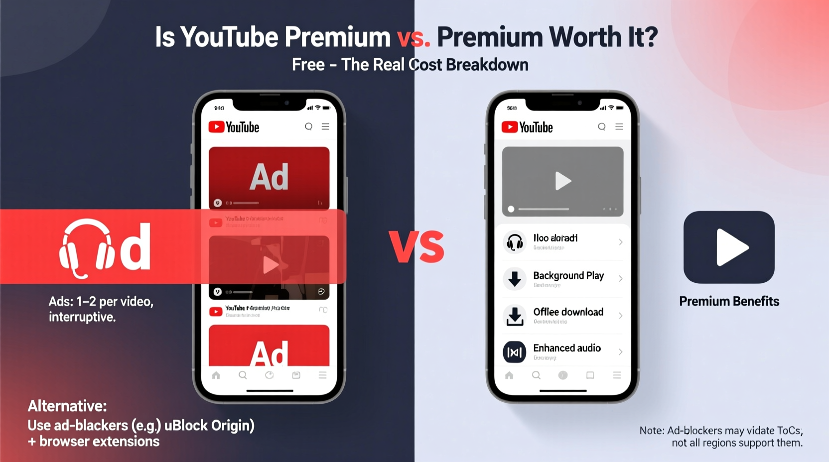 is subscribing to youtube premium worth it just to avoid ads or is there a better way