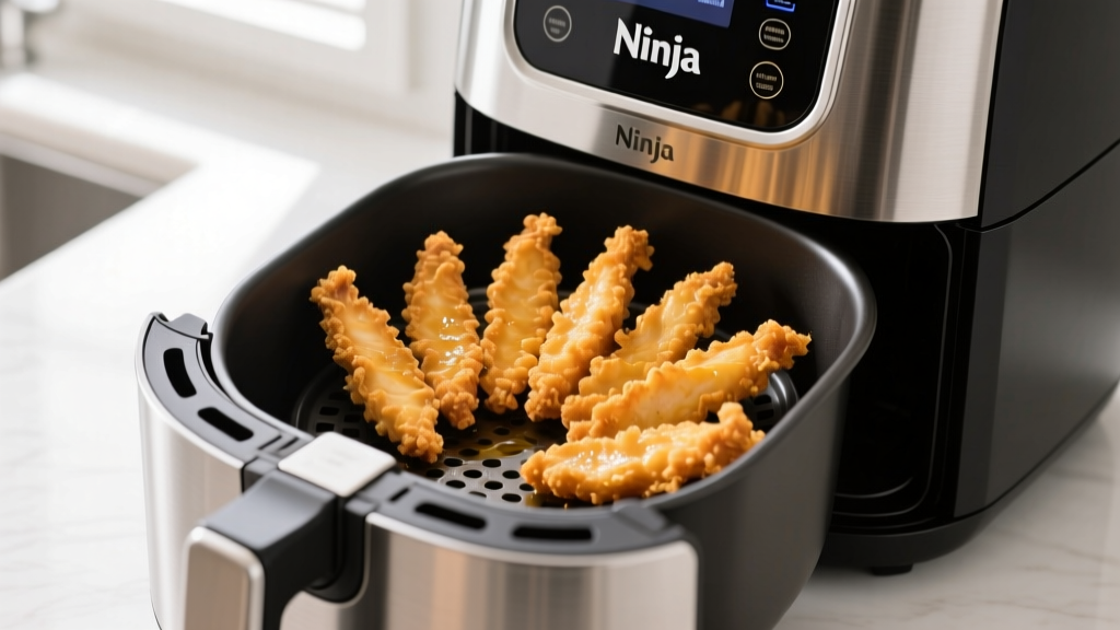 Crispy Ninja Foodi Chicken Strips (Every Time!)