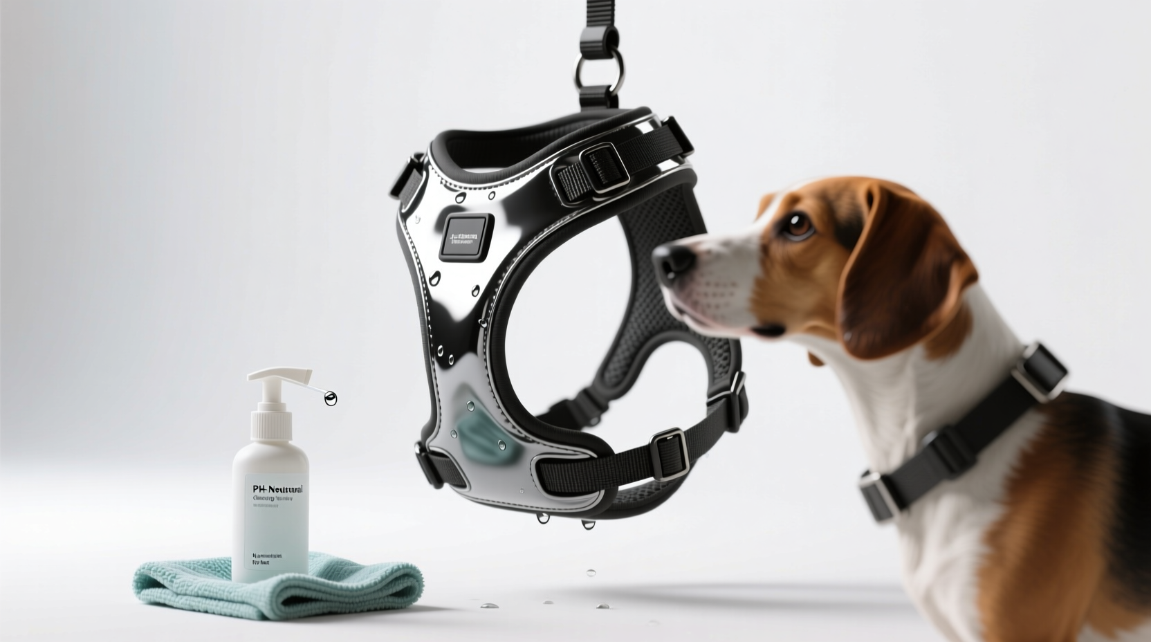 how to clean nylon dog harnesses without dulling reflectivity