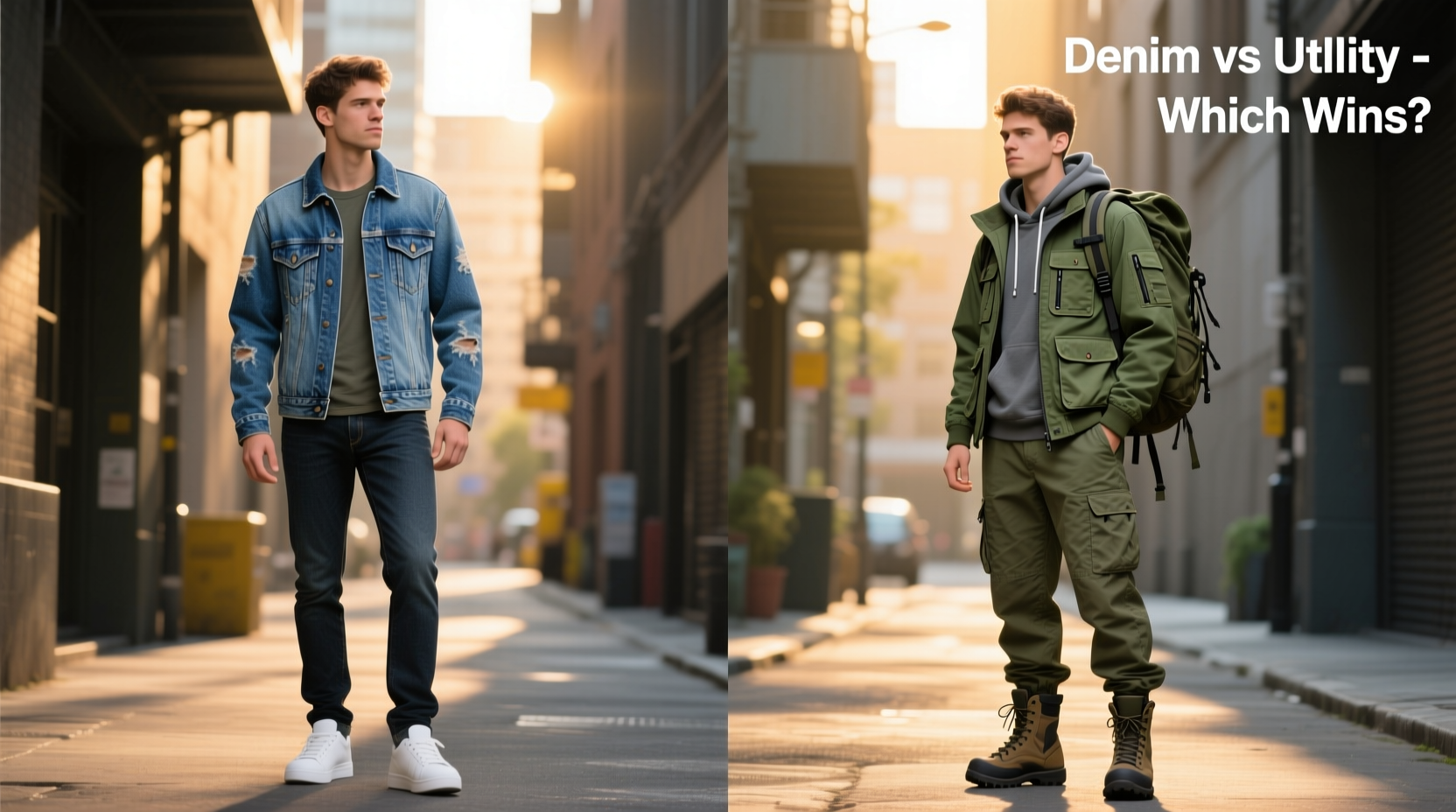 denim jacket vs utility jacket which outerwear piece is more versatile