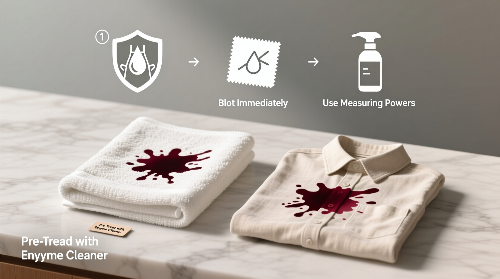 how to prevent wine stains on bar towels and clothing effectively
