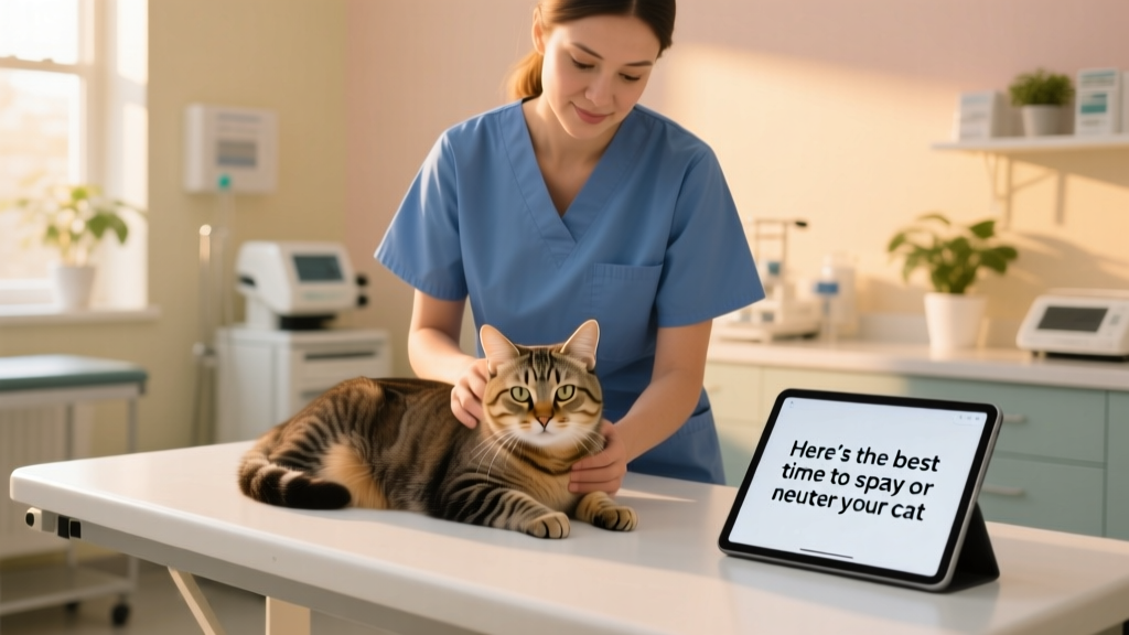 Here's the Best Time to Spay or Neuter Your Cat