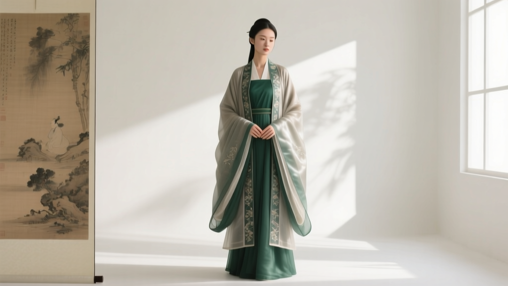 Decoding Hanfu Styles in Classic Chinese Scroll Art
