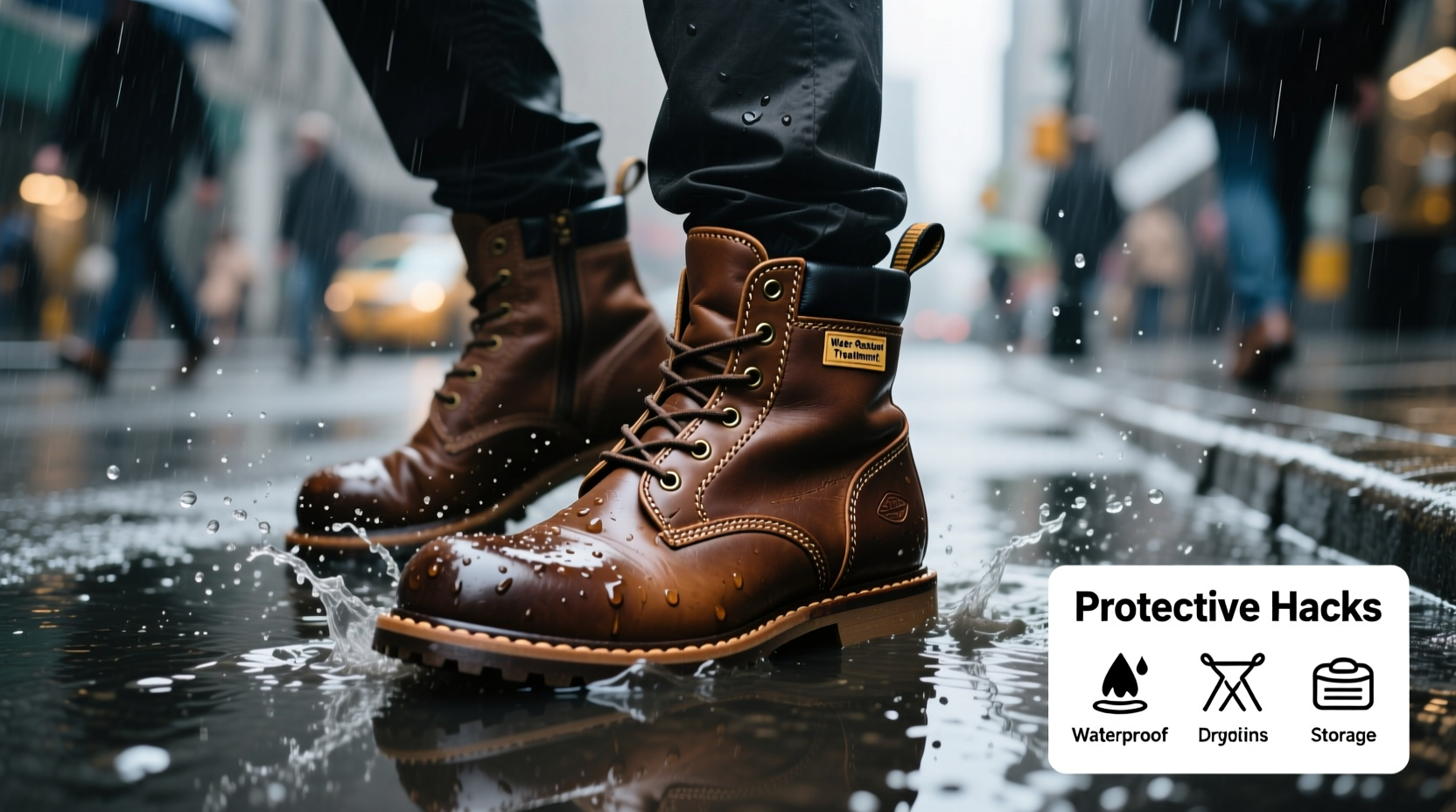 can you wear leather boots in the rain without damaging them protective hacks