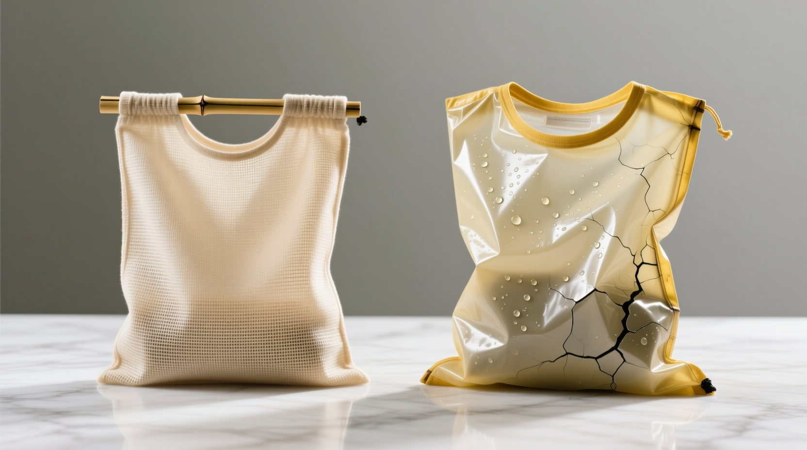 bamboo vs polyester garment bags which actually breathe