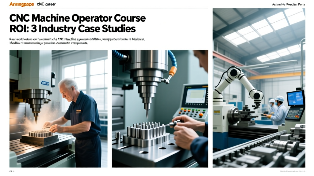 CNC Machine Operator Course ROI: 3 Industry Case Studies