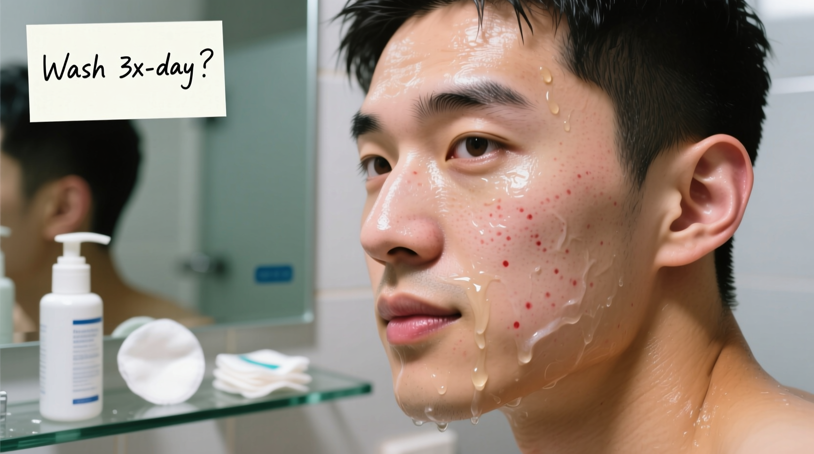 why does my face get oilier when i wash it more