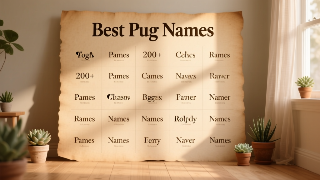 200+ of the Best Pug Names for Your Roly-Poly Pal