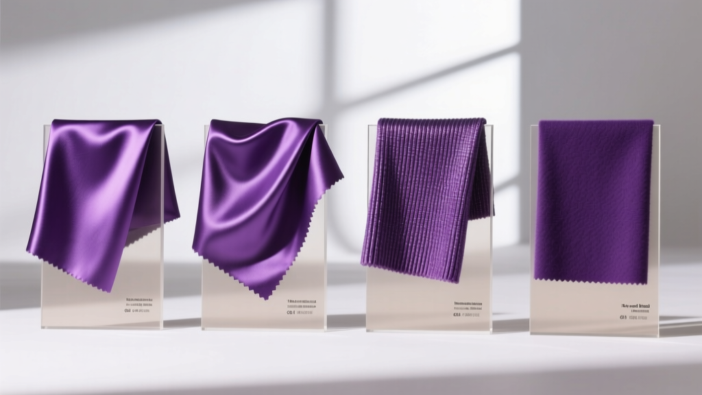Shiny Purple Fabric Buyer’s Guide: Types, Weaves & Sustainability