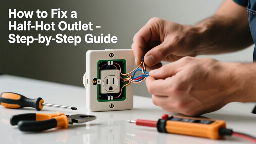 How to Fix a Half-Hot Outlet That’s Not Working