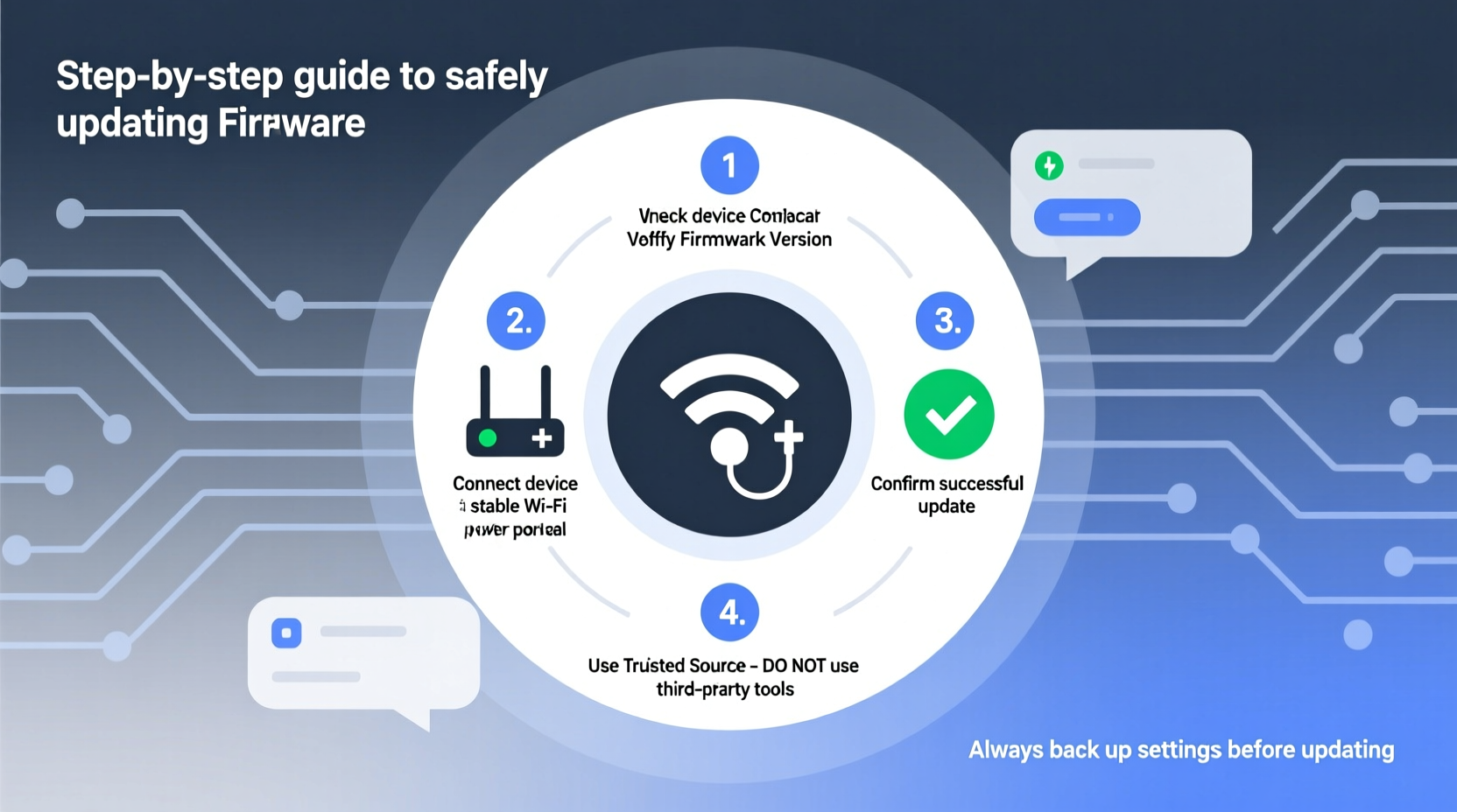 how to safely update firmware on your smart home devices