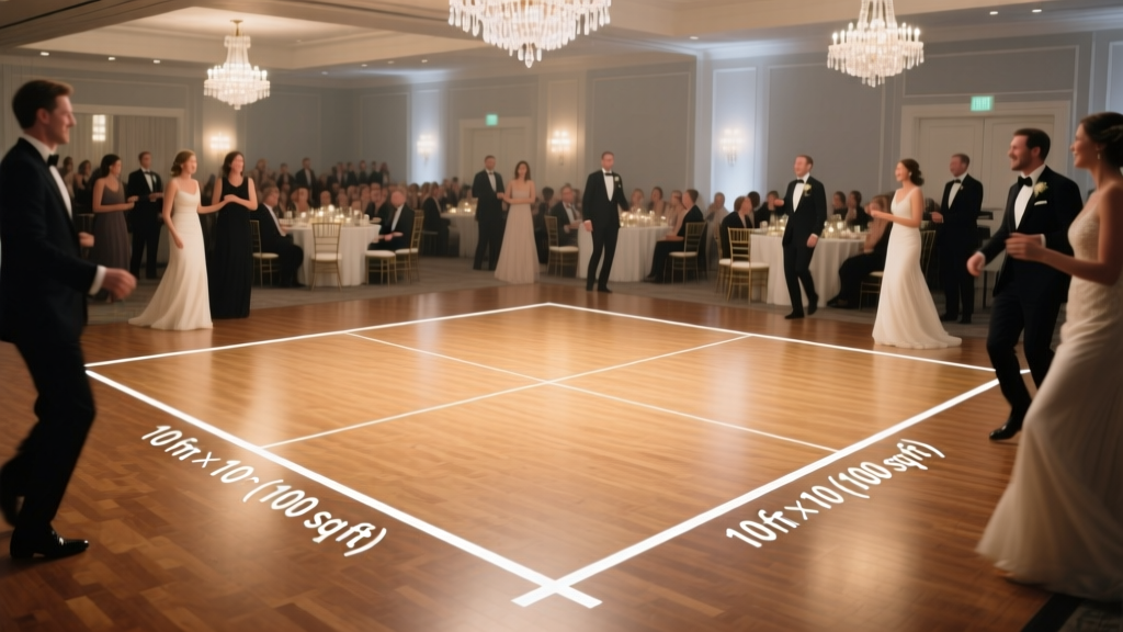 Wedding Dance Floor Size: Exact Square Footage Formula