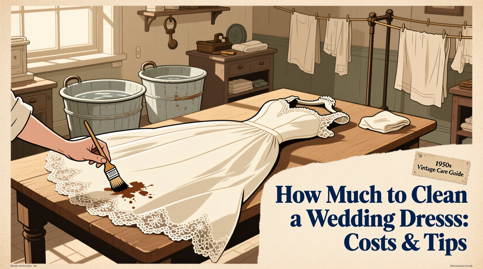 how much to clean a wedding dress