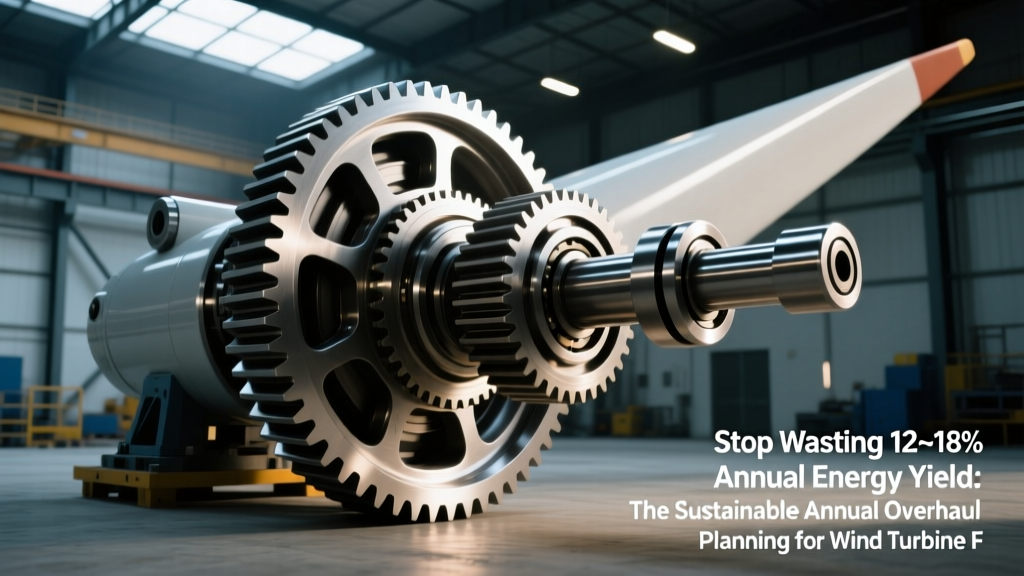Wind Turbine Overhaul: Cut Downtime 37%, Boost Reuse